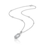 Mess Tekli Silver Kolye