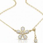 Gold Flower Çıtır Kolye