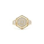 Hexagon Gold Yüzük
