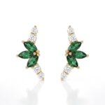 Emerald Markiz Küpe