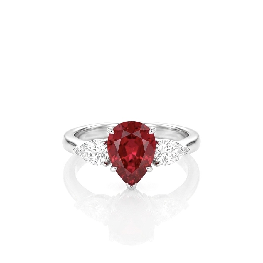 image3 16 Ruby Damla Vip Yüzük - Görsel 1