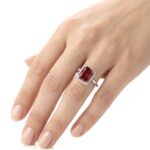 Ruby Baget Vip Yüzük - Görsel 2