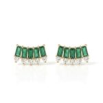Emerald Gold Çıtır Küpe