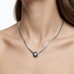 Midnight Silver Kolye - Görsel 2