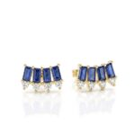 Sapphire Gold Çıtır Küpe