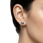 Sapphire Gold Çıtır Küpe - Görsel 2