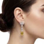 Golden Topaz Vip Küpe - Görsel 2