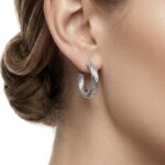 Coil Silver Halka Küpe - Görsel 2