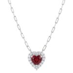 Love Ruby Silver Kolye