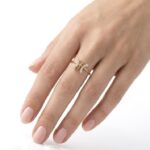Butterfly Gold Çıtır Yüzük - Görsel 2